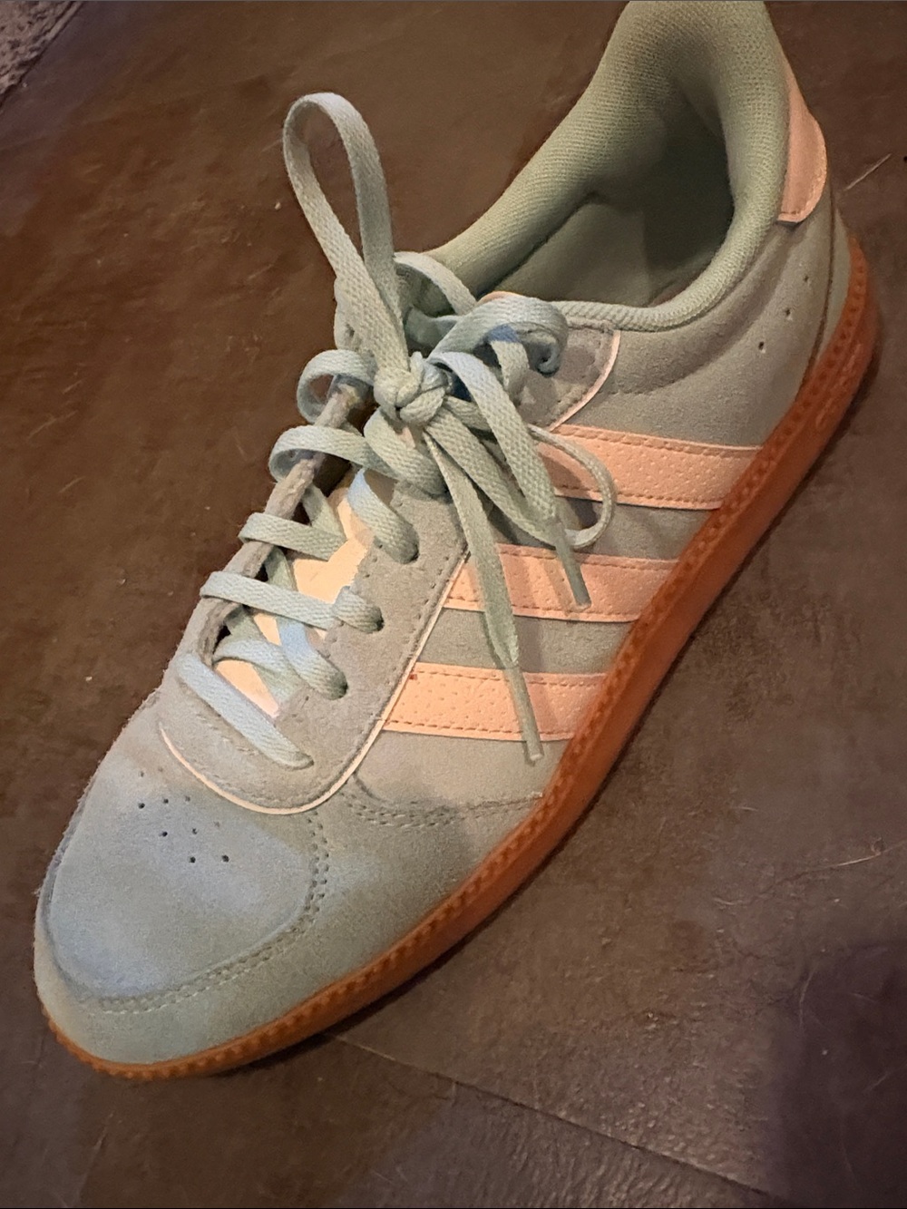 Adidas Breaknet Sleek Sneaker - Women's sage green/light blue